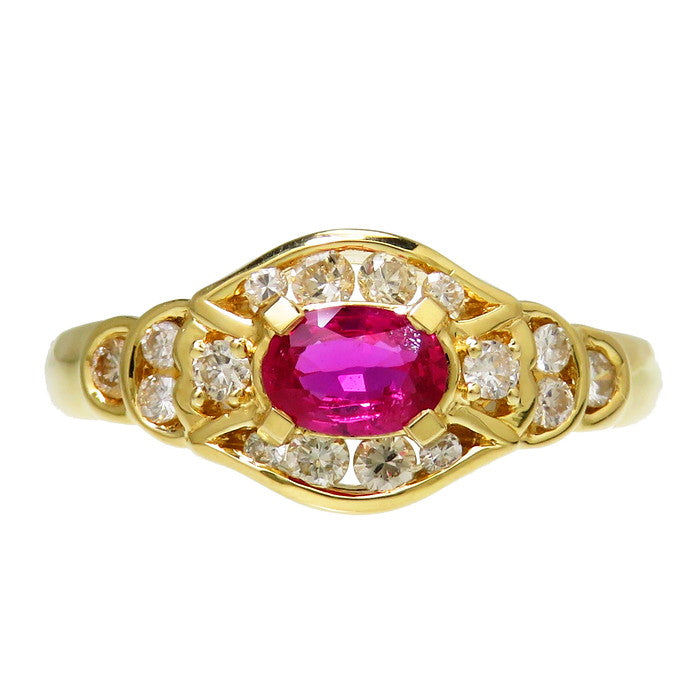 ★★最終特価品 12号 ルビー 0.37ct ダイヤモンド 計0.29ct リング・指輪 K18ゴールド 18金 3.9g レディース
【中古】【真子質店】




【ISx】