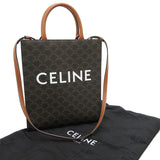 CELINE/セリーヌ】 191542BZK.04LU 2WAY スモールバーティカルカバ トートバッグ/トリオンフキャンバス タン レデ –  真子質店 PawnShopMAKO