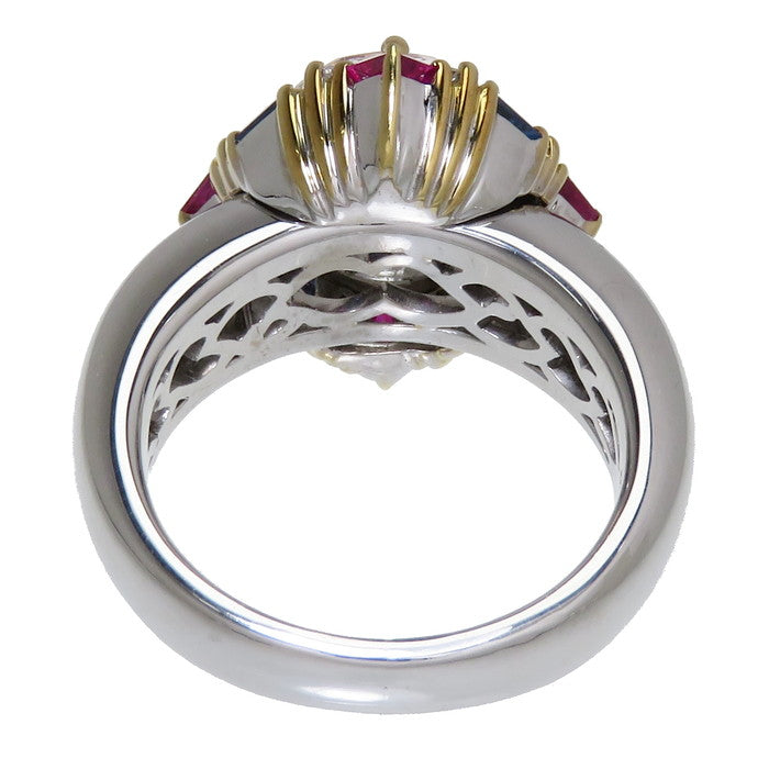 11.5号 ダンビュライト 2.93ct ルビー/サファイア 計0.65ct ダイヤモンド 計0.23ct リング・指輪 K18WGホワイトゴールド 18金/K18YGイエローゴールド 18金 14.7g レディース
【中古】【真子質店】




【SMox】
