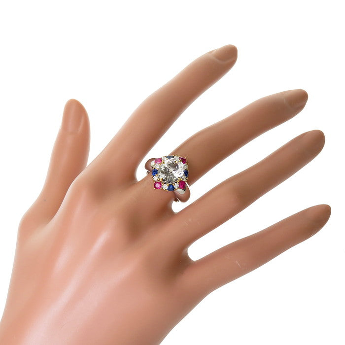 11.5号 ダンビュライト 2.93ct ルビー/サファイア 計0.65ct ダイヤモンド 計0.23ct リング・指輪 K18WGホワイトゴールド 18金/K18YGイエローゴールド 18金 14.7g レディース
【中古】【真子質店】




【SMox】