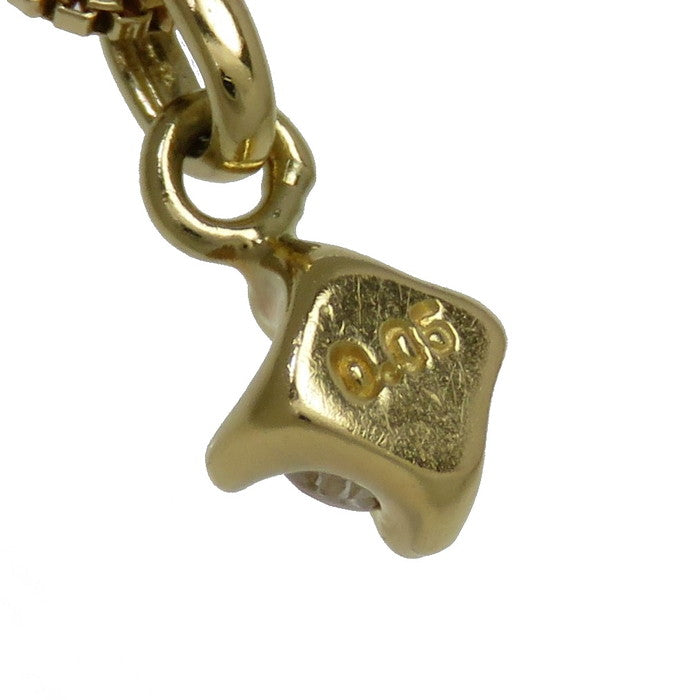 agete/アガット】 一粒 ダイヤモンド 0.05ct ネックレス K18ゴールド 