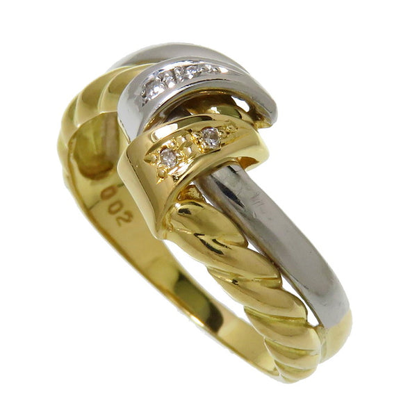 14号 コンビ ダイヤモンド 計0.02ct リング・指輪 K18ゴールド 18金/Pt900プラチナ 3.6g レディース
【中古】【真子質店】




【IYx】