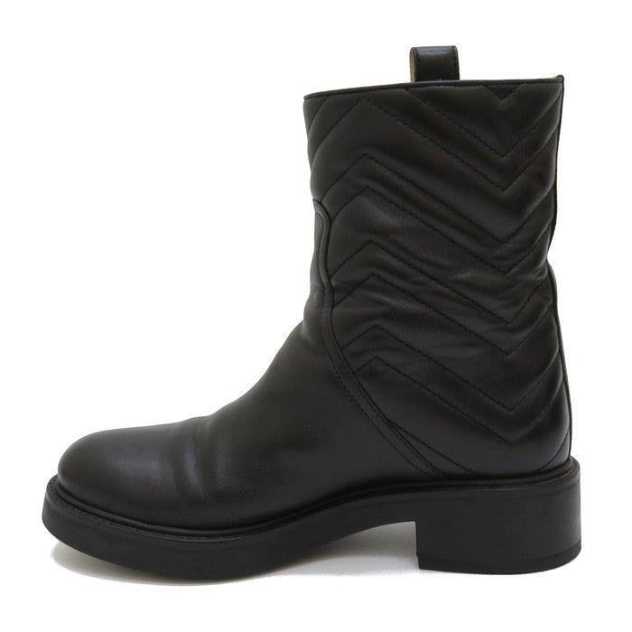 GUCCI/グッチ】 450629 ブーツ レザー ブラック レディース