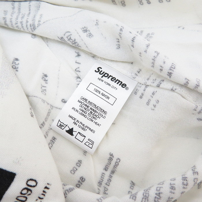 Supreme/シュプリーム】 レシート 2020AWコレクション 半袖シャツ