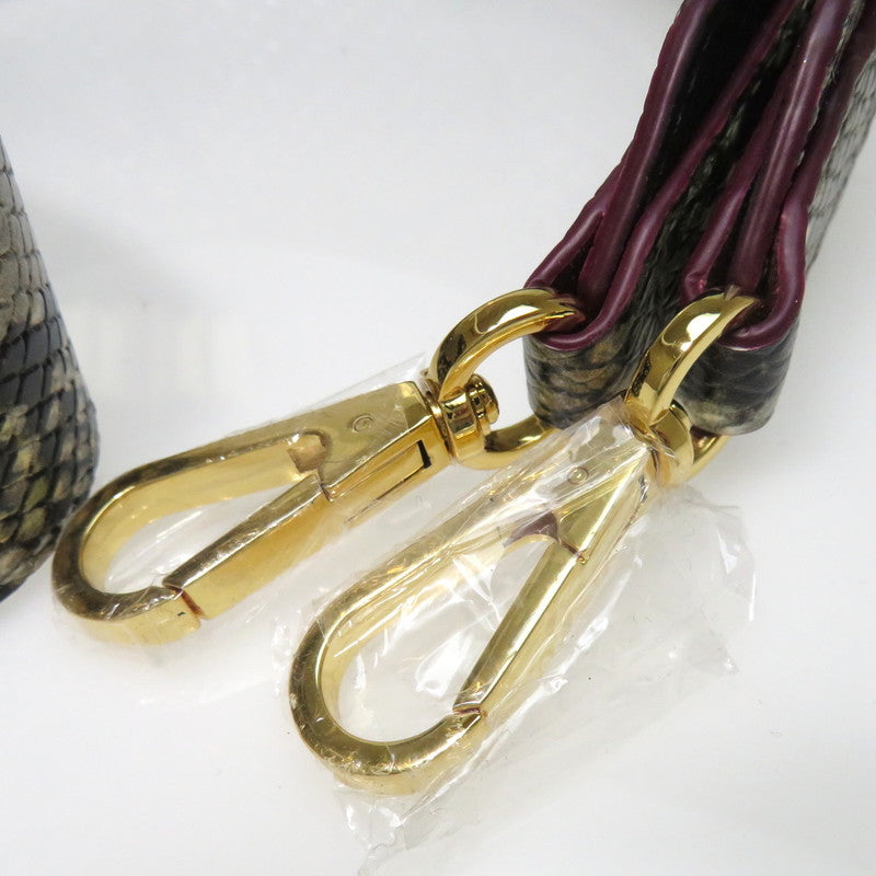 【COCOCELUX GOLD/ココセリュックスゴールド】 その他ファッション雑貨/レザー（パイソン型押し） ホワイト（ナチュラル）パイソン柄 レディース【中古】【真子質店】




【Ix】