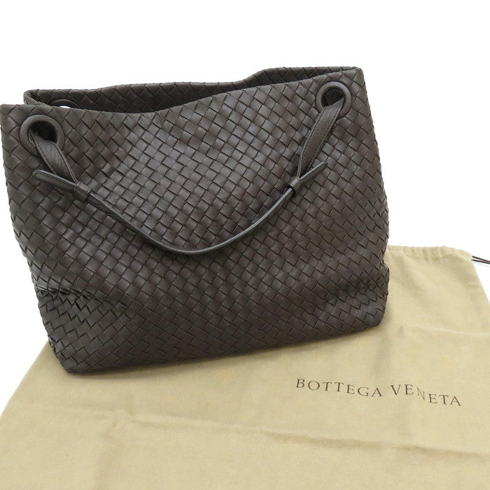 BOTTEGAVENETA/ボッテガヴェネタ】 179320 イントレチャート ガルダバッグ トートバッグ レザー ブラウン レディース【 –  真子質店 PawnShopMAKO