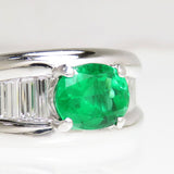 ★★最終特価品 14号 エメラルド 1.36ct ダイヤモンド 計1.14ct リング・指輪 Pt900プラチナ 14.7g レディース
【中古】【真子質店】【NN】




【IDxx】