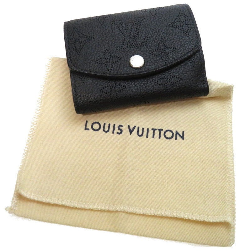 bicmbicmLOUIS VUITTON 三つ折り財布 マヒナ ポルトフォイユ イリスXS 黒