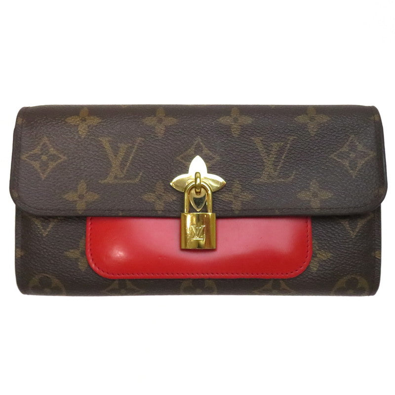 【LOUIS VUITTON/ルイ・ヴィトン】 ポルトフォイユフラワー モノグラム M62566 カデナ金具 長財布 レザー コクリコ（レッド） レディース【中古】【真子質店】【GD】




【MaMiMo】