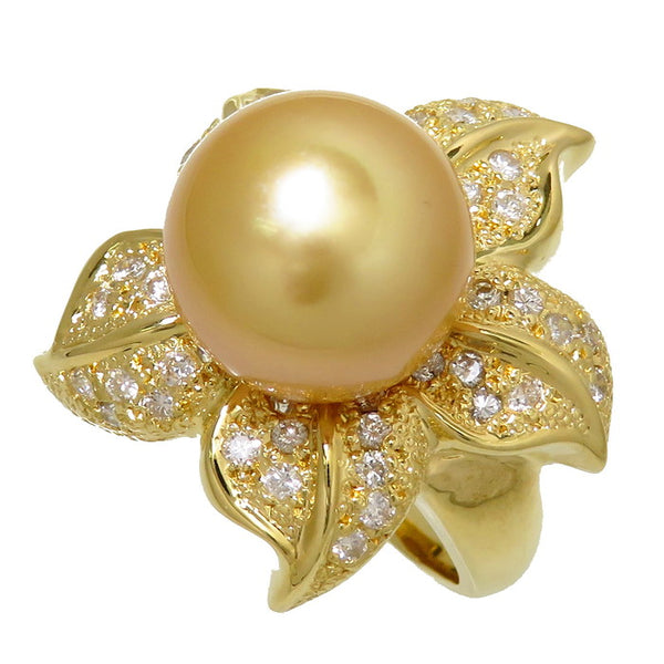 ★★最終特価品 10.5号 花/フラワー 白蝶真珠 (ゴールデンパール) 11.7mm ダイヤモンド 計0.79ct リング・指輪 K18ゴールド 18金 17.1g レディース
【中古】【真子質店】




【SYMi】