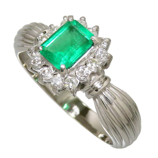 12.5号 エメラルド 0.53ct ダイヤモンド 計0.27ct リング・指輪 Pt900プラチナ 5.6g レディース
【中古】【真子質店】




【TKMo】