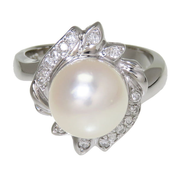 8号 アコヤ真珠 9.0ｍｍ ダイヤモンド 計0.15ct リング・指輪 Pt900プラチナ 7.8g レディース
【中古】【真子質店】




【TDx】