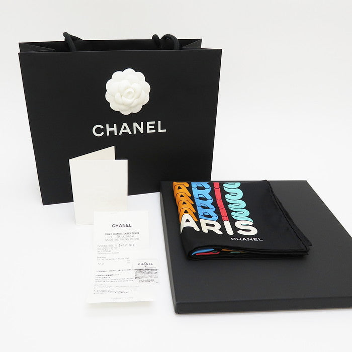 CHANEL/シャネル】 AA7883 バンダナ シルクツイル 未使用 その他 