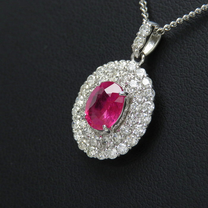 ピジョンブラッド ミャンマー産ピジョンブラッドルビー 1.03ct ダイヤモンド 計0.76ct ペンダントトップ Pt950プラチナ 3.1g レディース
【中古】【真子質店】




【KKx】