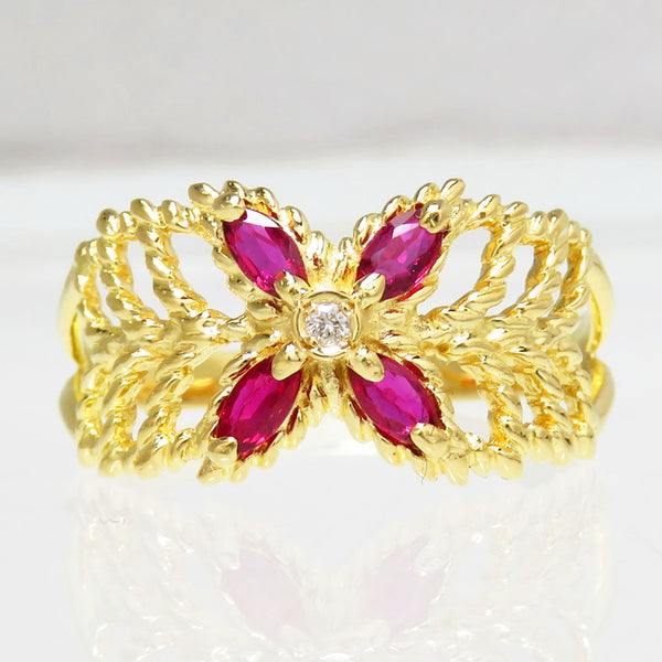 ★★最終特価品 17.5号 花/フラワー ルビー 計0.47ct ダイヤモンド 0.01ct リング・指輪 K18ゴールド 18金 3.2g レディース
【中古】【真子質店】




【IKY】