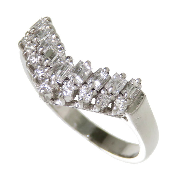 13号 V字 ダイヤモンド 計0.5ct リング・指輪 Pt900プラチナ 4.9g レディース
【中古】【真子質店】




【Txx】