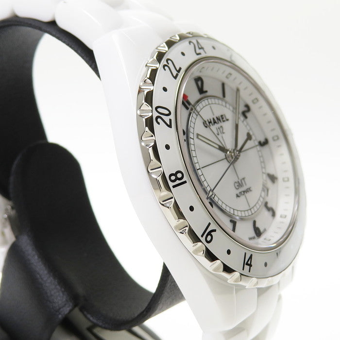 CHANEL/シャネル】 J12 H2126 GMT ※ベゼル新品交換 腕時計 ホワイト ...