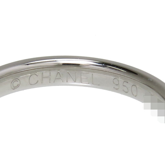 7号【CHANEL/シャネル】 甲丸 リング・指輪 Pt950プラチナ 3.6g J0901 ...