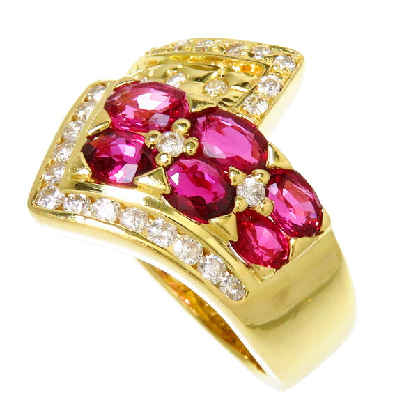 ★★最終特価品 12号 ルビー 計1.87ct ダイヤモンド 計0.47ct リング・指輪 K18ゴールド 18金 9.4g レディース
【中古】【真子質店】【NN】




【YxMo】