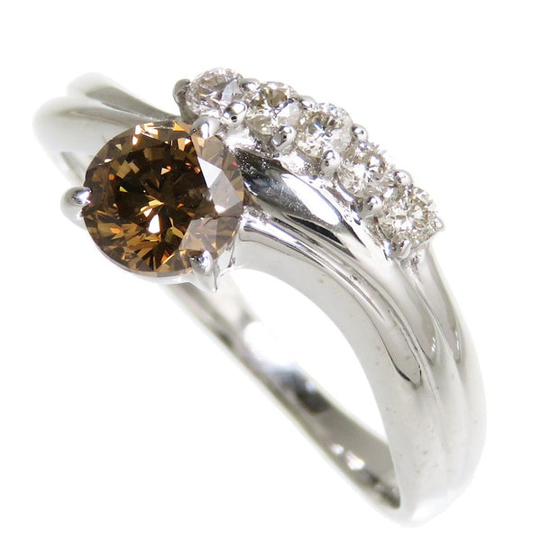 11号 ブラウンダイヤモンド 0.60ct ダイヤモンド 計0.15ct リング・指輪 K18WGホワイトゴールド 18金 2.7g レディース
【中古】【真子質店】【NN】




【TDT】