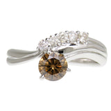 11号 ブラウンダイヤモンド 0.60ct ダイヤモンド 計0.15ct リング・指輪 K18WGホワイトゴールド 18金 2.7g レディース
【中古】【真子質店】【NN】




【TDT】