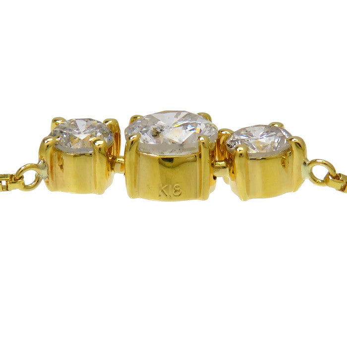 ★★最終特価品 ダイヤモンド(推定0.6ct/0.3ct/0.3ct/推定G~H-Iクラス) 計1.20ct ネックレス K18ゴールド 18金 4.4g 直線42cm レディース
【中古】【真子質店】【NN】




【MiID】