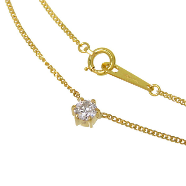 ダイヤモンド(推定H‐SIクラス) 0.23ct ネックレス K18ゴールド 18金 2.0g 41cm レディース
【中古】【真子質店】【NN】




【TxS】
