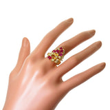 12号 ブーケ風 リボン ルビー 計2.35ct ダイヤモンド 計0.48ct リング・指輪 K18ゴールド 18金 8.3g レディース
【中古】【真子質店】【NN】




【MoxY】