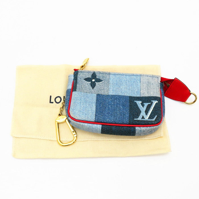 未使用LOUIS VUITTON アクセソワールモノグラム デニム M68760 LOUIS VUITTON VUITTON/ルイ・ヴィトン マイクロ ポシェット