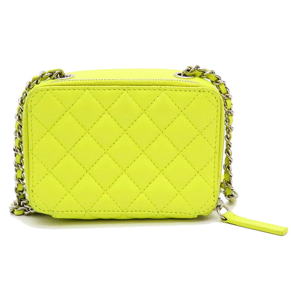 【CHANEL/シャネル】 ミニマトラッセ チェーンショルダー　20番台 ショルダーバッグ レザー ライトイエロー/レモン レディース【中古】【真子質店】【GD】




【TDMaI】