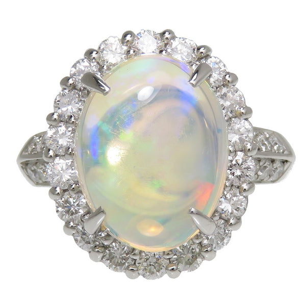 12号 遊色効果 ウォーターオパール 4.50ct ダイヤモンド 計1.00ct リング・指輪 Pt900プラチナ 9.9g レディース
【中古】【真子質店】【NN】




【MiTMo】