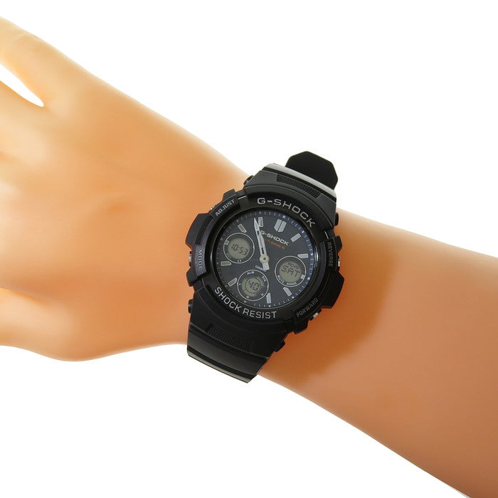 CASIO/カシオ】 G-SHOCK/ジーショック AWG-100 M100 SERIES AWG-M100SB 紺 腕時計 ステンレスス –  真子質店 PawnShopMAKO