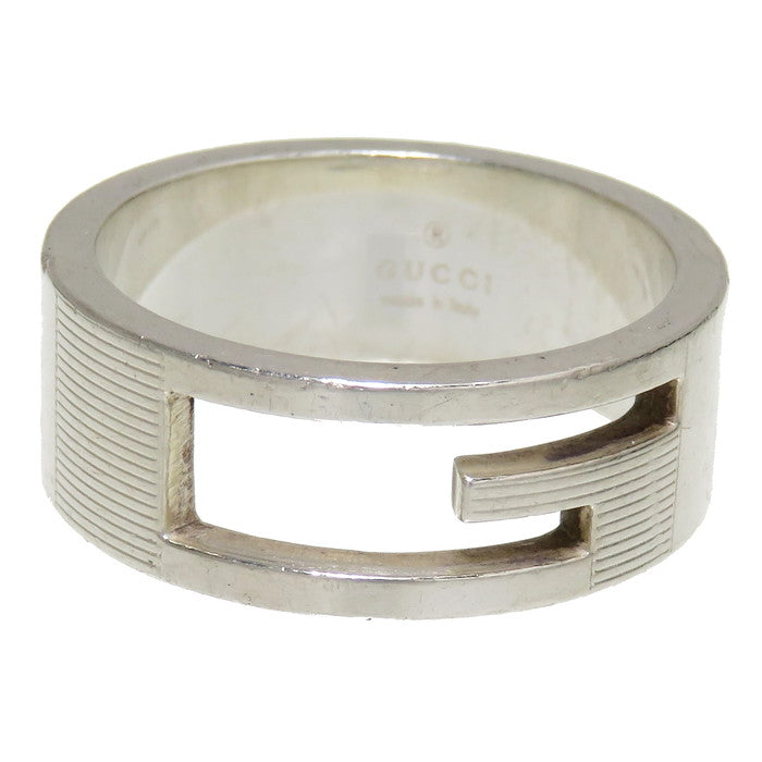 18号【GUCCI/グッチ】 Gリング リング・指輪 シルバー925 8.4g 19 ユニ