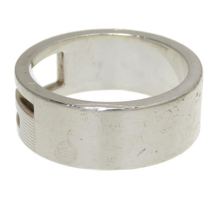 GUCCI グッチsilver Gリング 刻印19(日本サイズ約18号相当) 18号【GUCCI/グッチ】 Gリング リング・指輪 シルバー925 8.4g 19 ユニ
