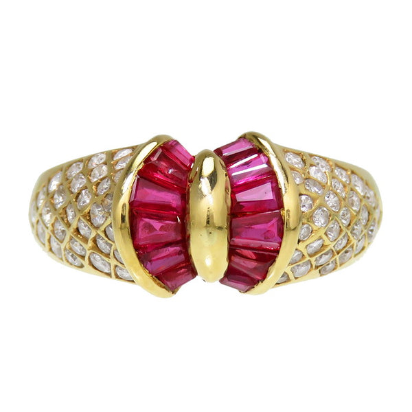 12.5号 ルビー 計1.29ct ダイヤモンド 計0.89ct リング・指輪 K18ゴールド 18金 4.6g レディース
【中古】【真子質店】【NN】




【TYx】