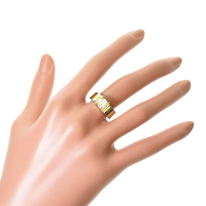 12号 コンビ 一粒ジュエリー ダイヤモンド(推定VLY-I1) 1.047ct リング 