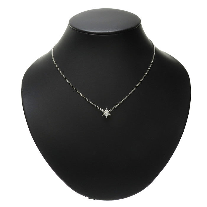 一粒ジュエリー ダイヤモンド(推定G-Iクラス) 0.718ct ネックレス 