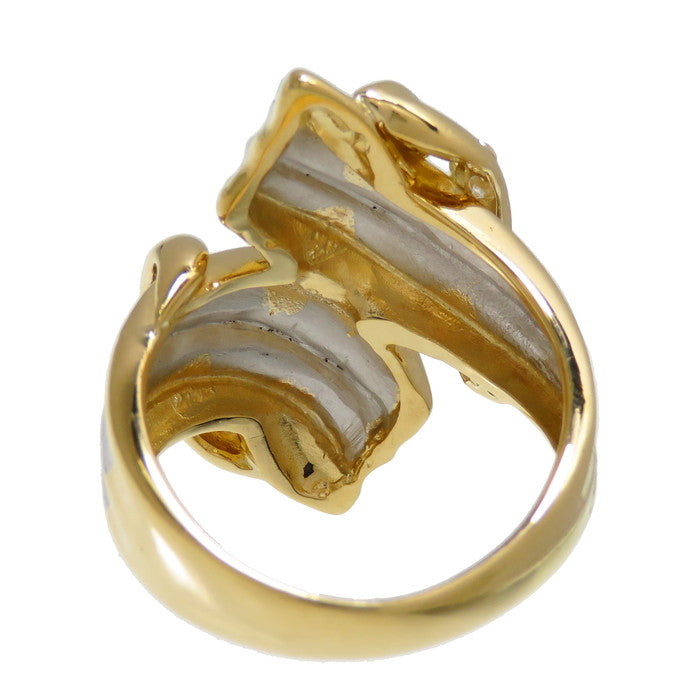 11号 コンビデザイン ダイヤモンド 計0.28ct リング・指輪 K18ゴールド