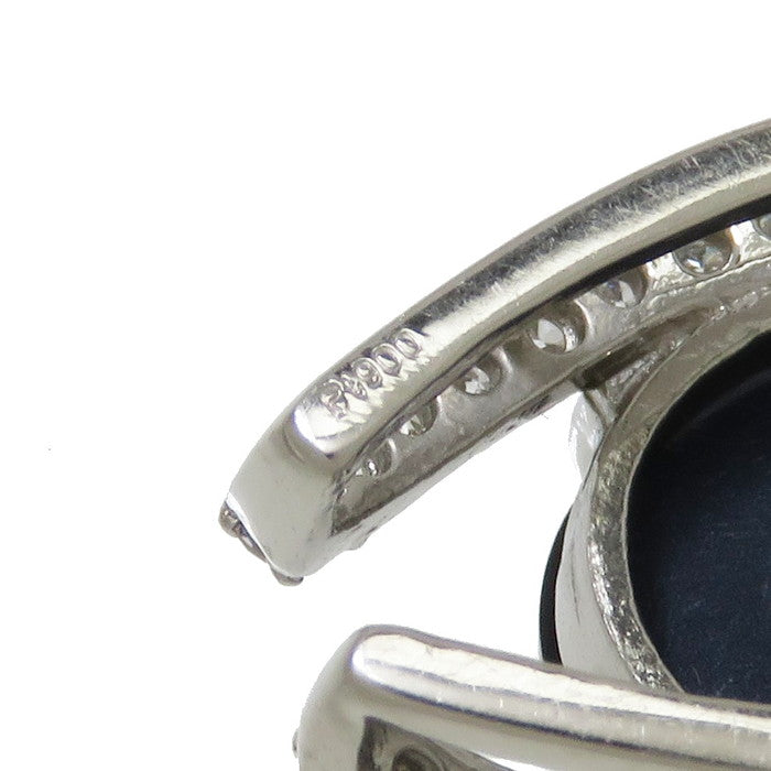 ブラックオパール 3.44ct ダイヤモンド 計0.43ct ペンダントトップ