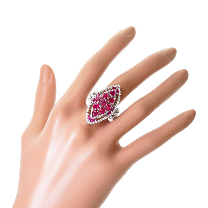 17号 ルビー 計3.62ct ダイヤモンド 計1.05ct リング・指輪 K18WGホワイトゴールド 18金 12.0g レディース
【中古】【真子質店】【NN】




【IxMaD】