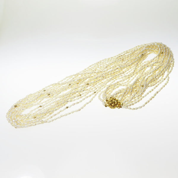 10連 ロング 淡水真珠 ネックレス シルバー 110.6g 80cm レディース
【中古】【真子質店】【NN】




【II】