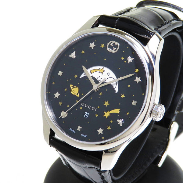 【GUCCI/グッチ】 YA126328 126.3 ムーンフェイズ 電池交換済 腕時計 ステンレススチール/アリゲーター クオーツ ブラック メンズ
【中古】【真子質店】【GD】




【DMox】