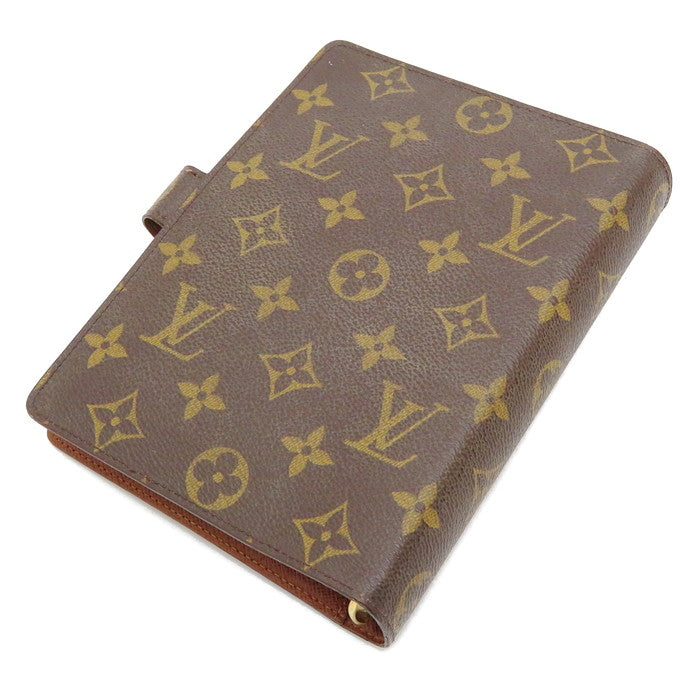 【LOUIS VUITTON/ルイ・ヴィトン】 アジェンダMM モノグラム R20004 手帳カバー ブラウン  ユニセックス【中古】【真子質店】【GN】, 【IMax】