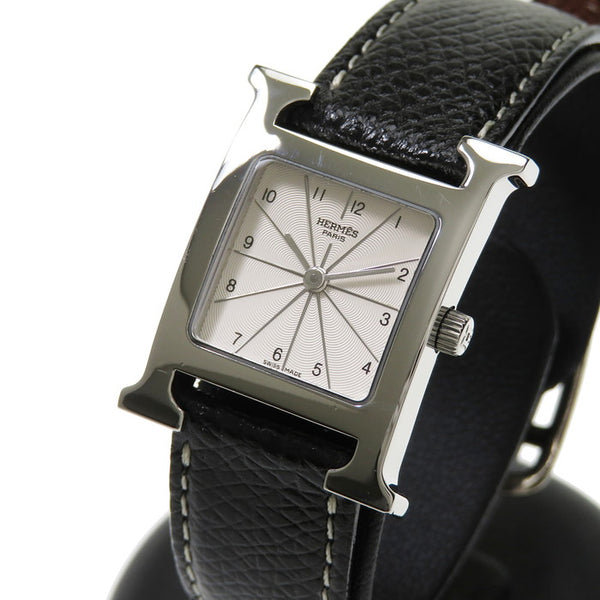 【HERMES/エルメス】 Hウォッチ HH1.210 腕時計 ステンレススチール/社外製ブラック革ベルト クオーツ シルバー レディース
【中古】【真子質店】【GD】




【YIY】