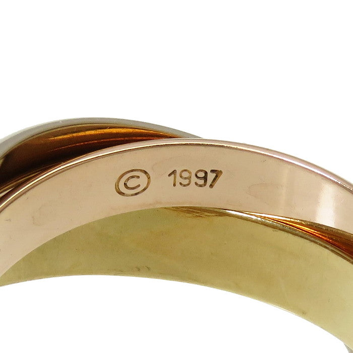 13号【CARTIER/カルティエ】 トリニティ 3連 リング・指輪 K18YG