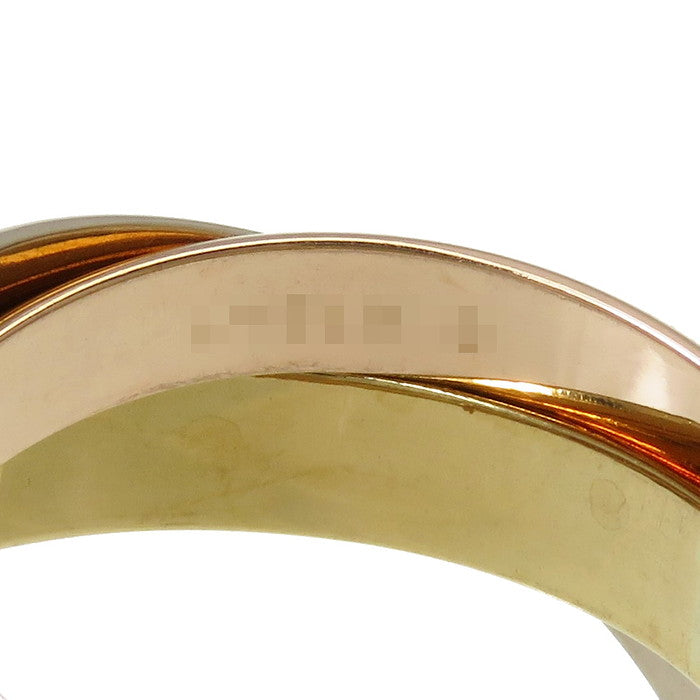 13号【CARTIER/カルティエ】 トリニティ 3連 リング・指輪 K18YG