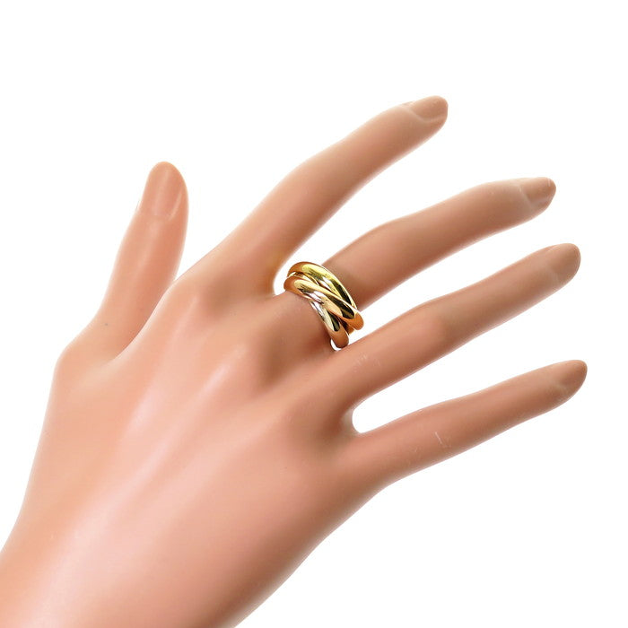 カルティエトリニィテイリング13号18金 13号【CARTIER/カルティエ】 トリニティ 3連 リング・指輪 K18YG