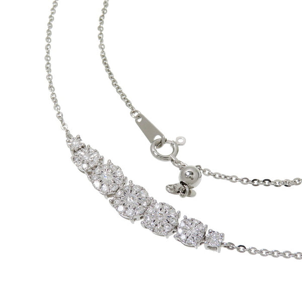 ダイヤモンド(推定G-SIクラス) 計0.60ct ネックレス K18WGホワイトゴールド 18金 4.9g 49cm レディース
【中古】【真子質店】【NN】




【DMiD】