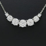 ダイヤモンド(推定G-SIクラス) 計0.60ct ネックレス K18WGホワイトゴールド 18金 4.9g 49cm レディース
【中古】【真子質店】【NN】




【DMiD】