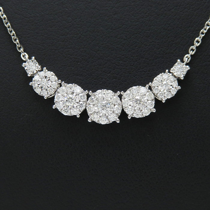 ダイヤモンド(推定G-SIクラス) 計0.60ct ネックレス K18WGホワイトゴールド 18金 4.9g 49cm レディース
【中古】【真子質店】【NN】




【DMiD】